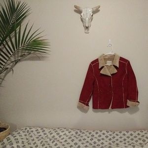 Vintage faux suede jacket